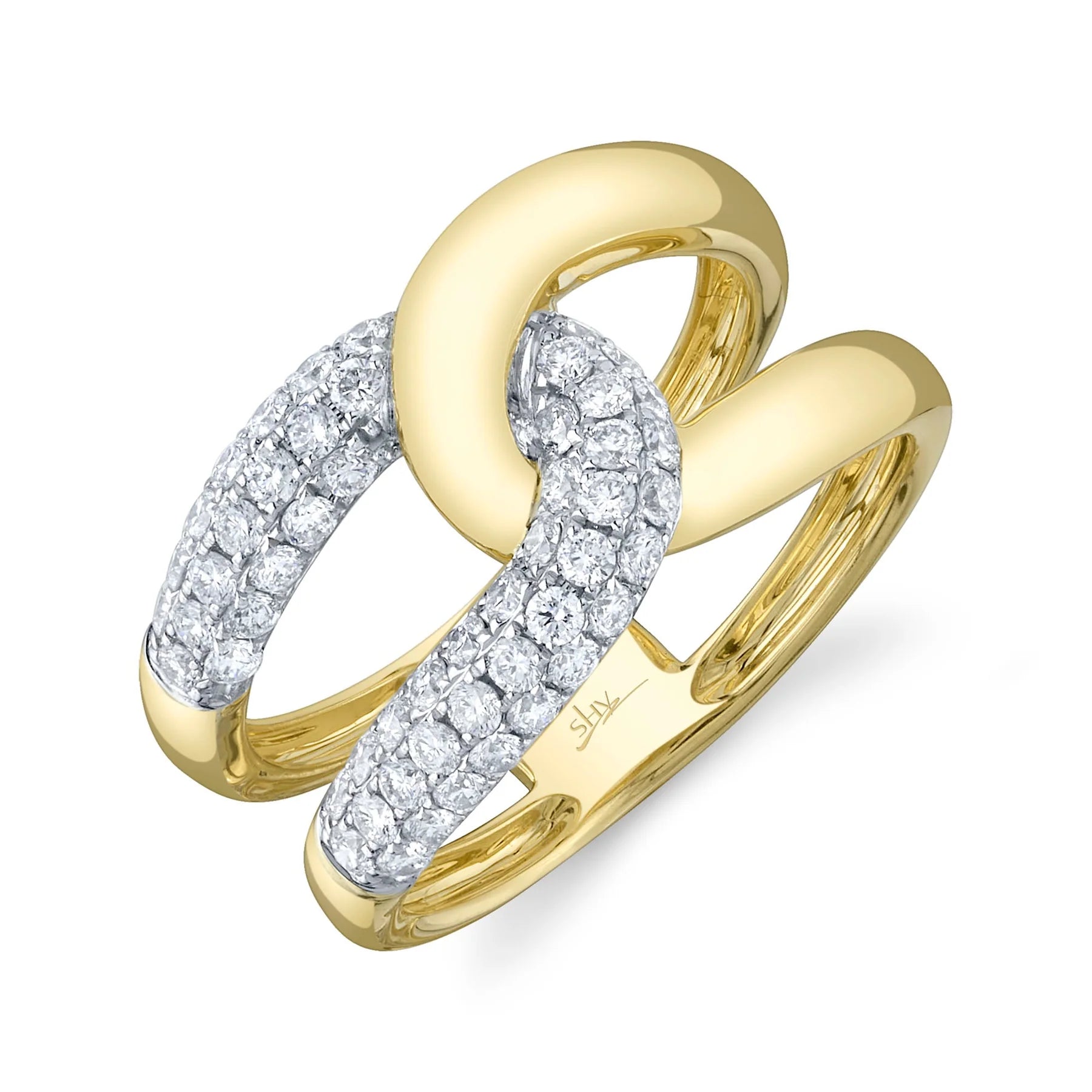 14K GOLD DIAMOND LENA RING