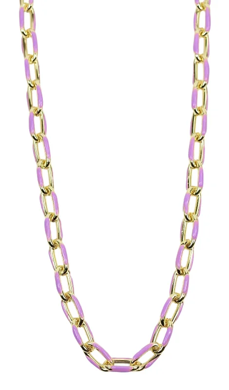 The Lennox Necklace - Pastel Purple