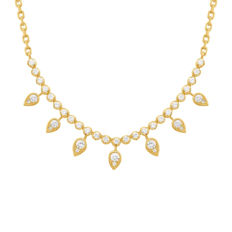 14K GOLD DIAMOND JOSIE NECKLACE