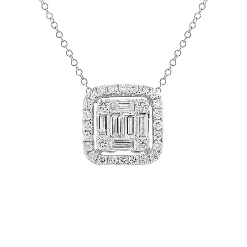 14K GOLD DIAMOND HALLE NECKLACE