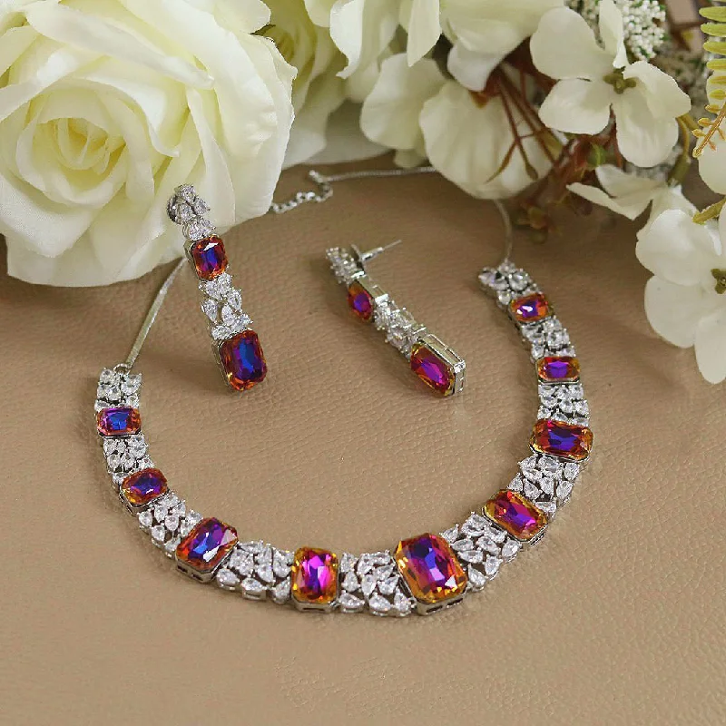 Traditional Yet Contemporary Design Necklace Set Intricacy Of Indian-Pakistani Craftsmanship Statement Jewelry For Girls