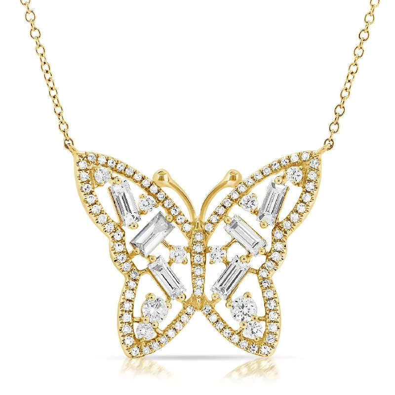 14K GOLD DIAMOND AMELIA NECKLACE