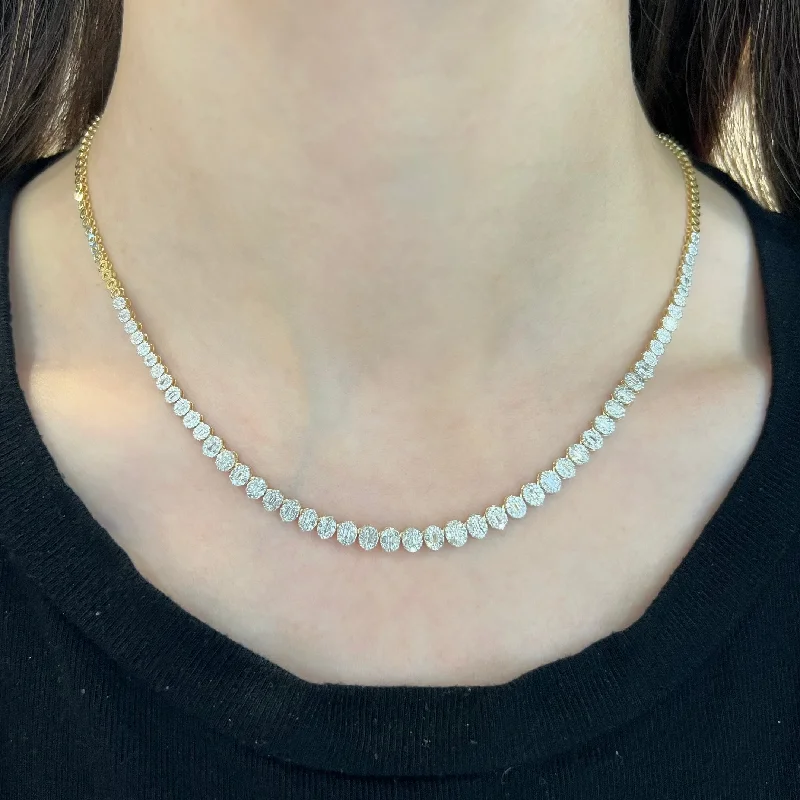 14K GOLD DIAMOND KALEY NECKLACE