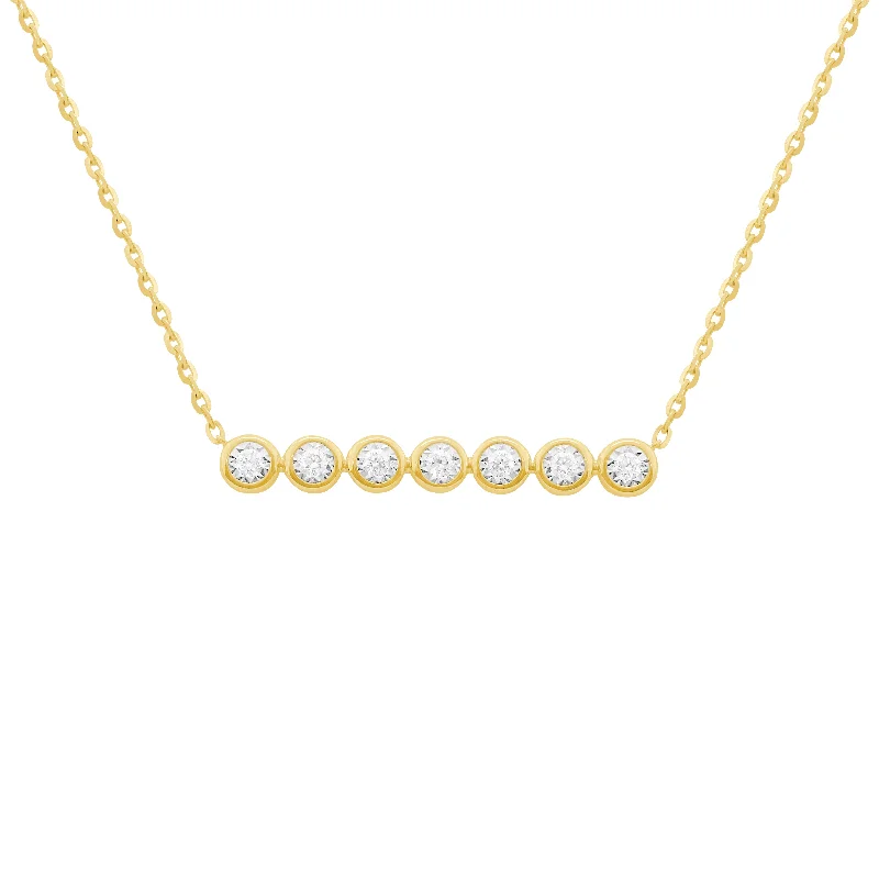 14K GOLD DIAMOND JULIA NECKLACE