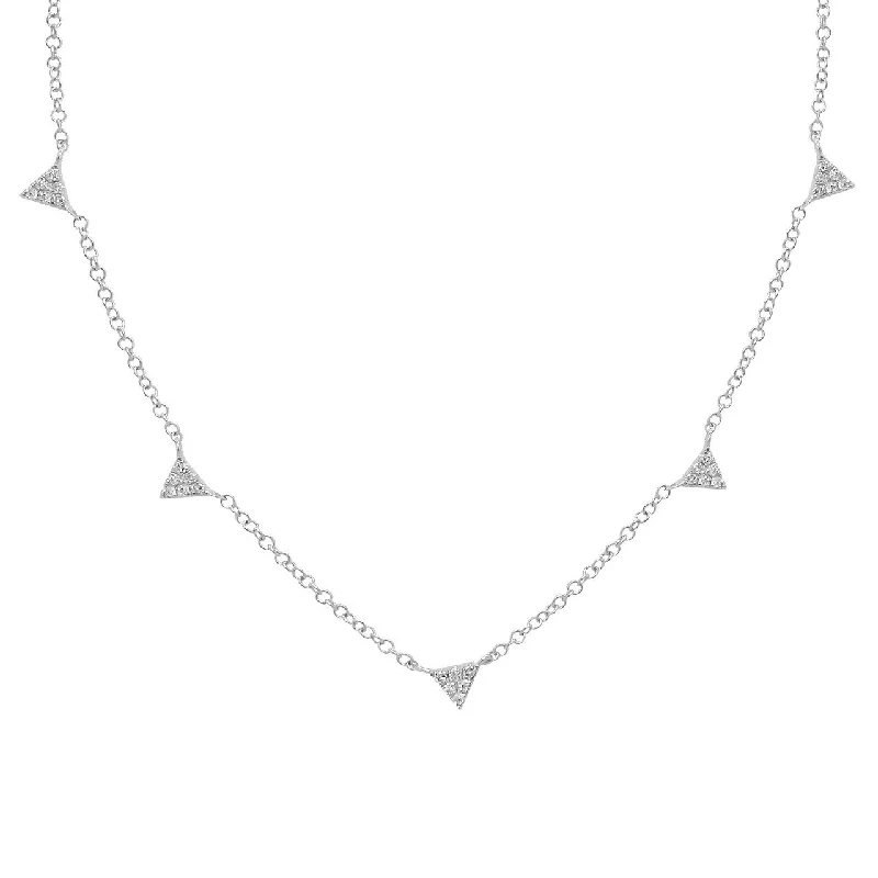 14K GOLD DIAMOND GISELE NECKLACE