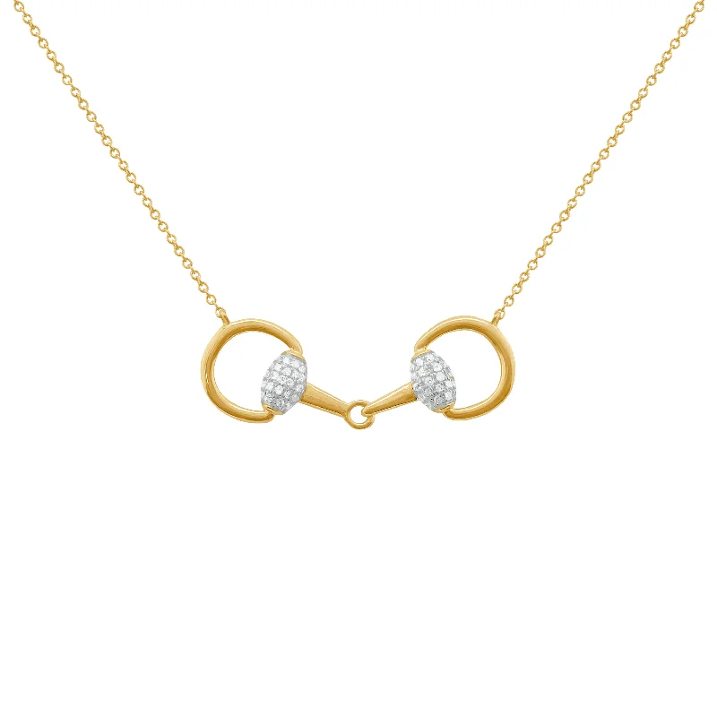 14K GOLD DIAMOND HATTIE NECKLACE