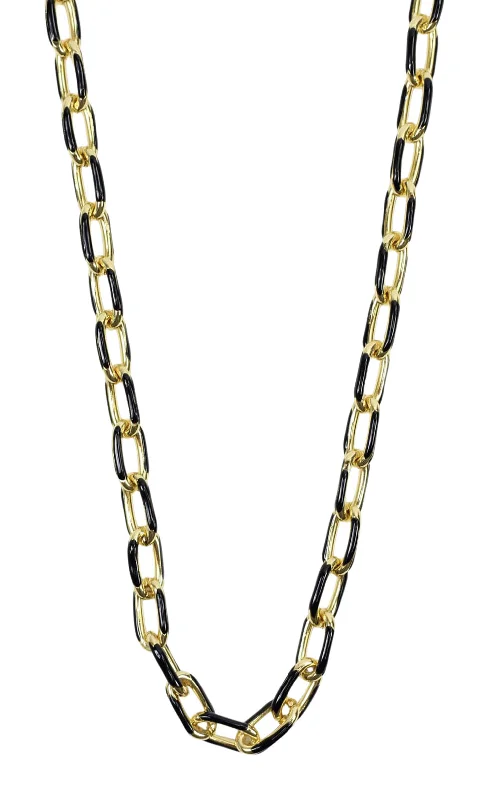 The Lennox Necklace - Black