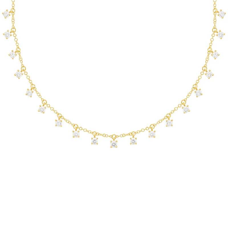 14K GOLD DIAMOND GABRIELLA NECKLACE