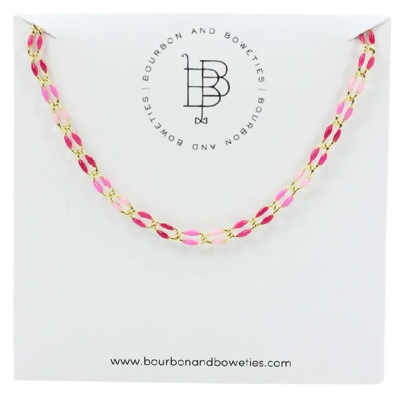 The Saylor Necklace - Pink Multi