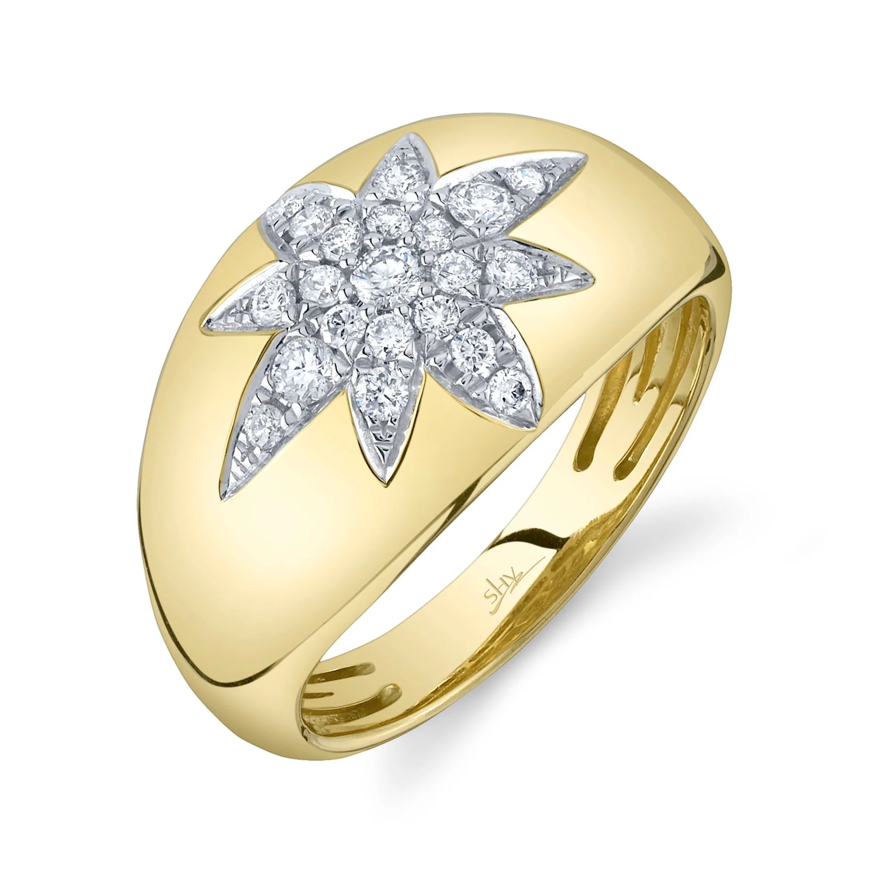 14K GOLD DIAMOND CANDACE RING