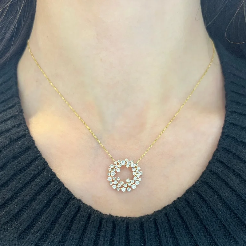 14K GOLD DIAMOND RITA NECKLACE