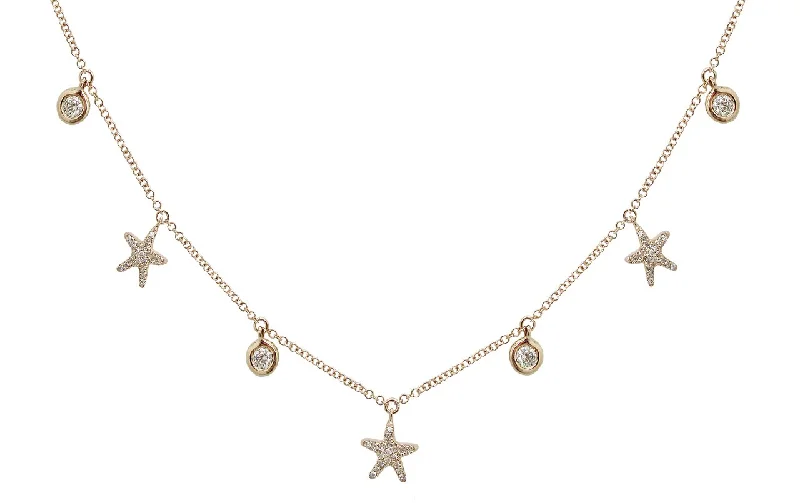 14K GOLD DIAMOND CARLA NECKLACE