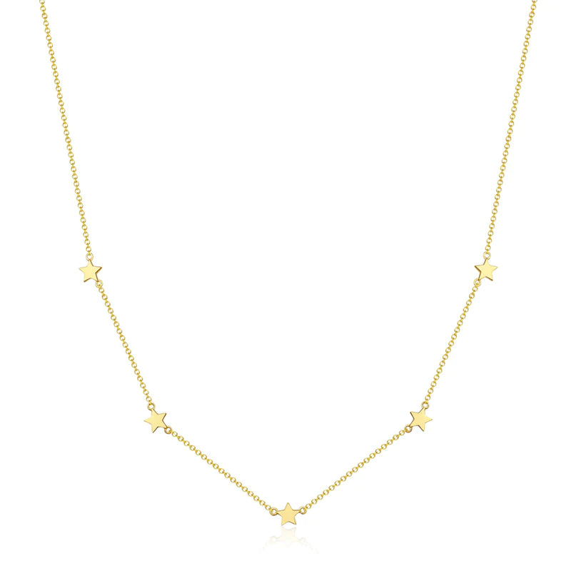 14K GOLD YAKIRA STAR NECKLACE