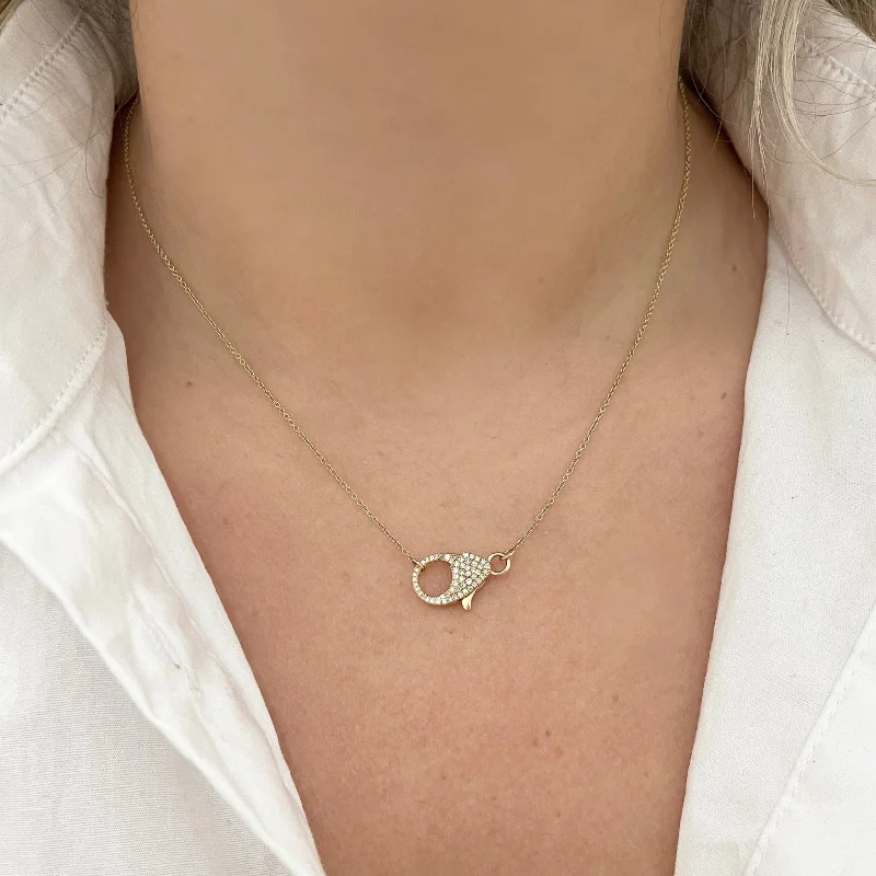 14K GOLD DIAMOND KATIE NECKLACE