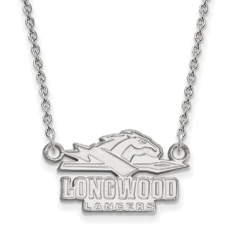 Sterling Silver Longwood U Small Logo Pendant Necklace