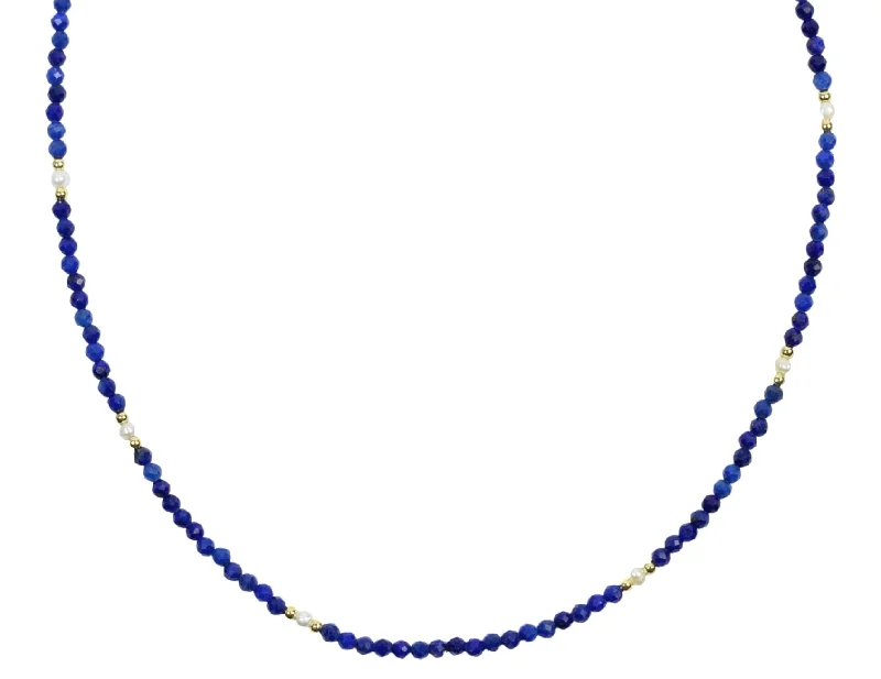 The Kaiya Necklace - Lapis