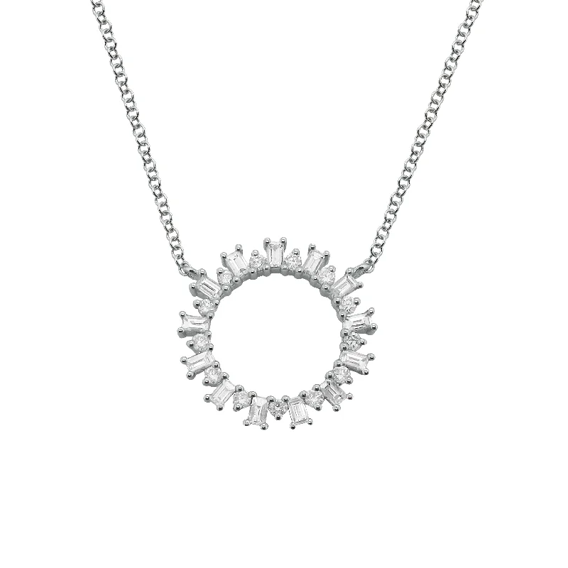 14K GOLD DIAMOND CHLOE NECKLACE